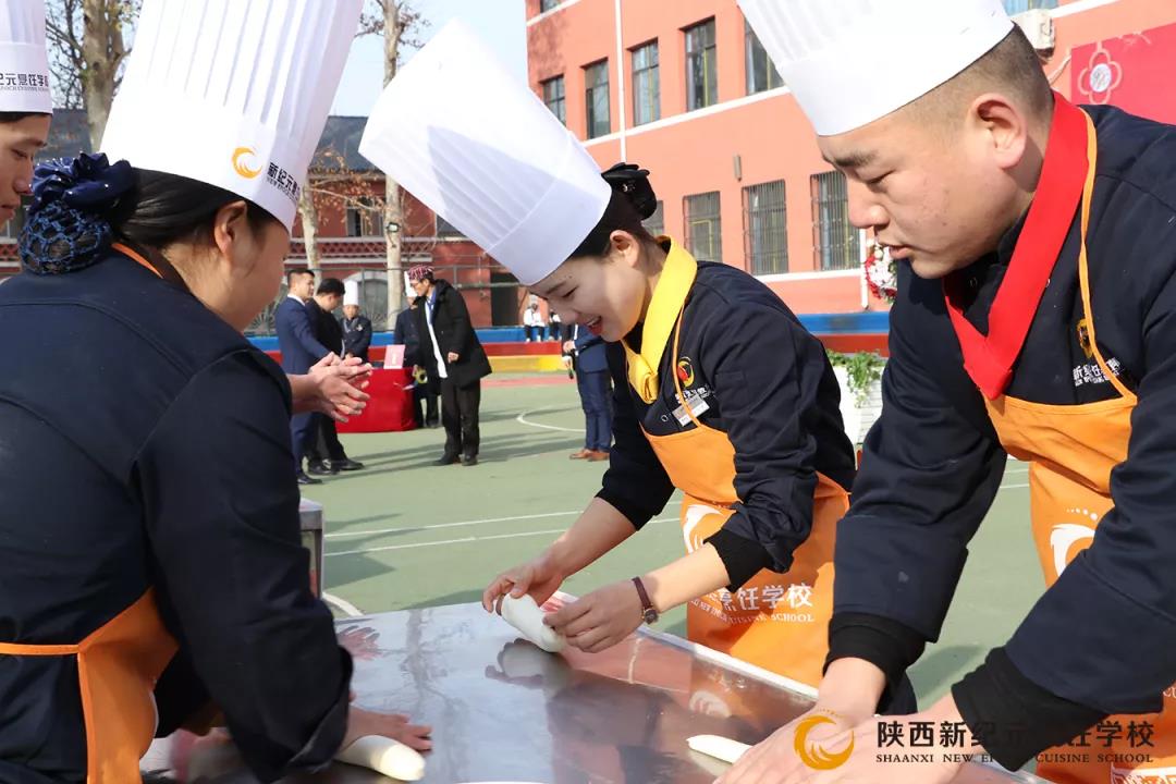 冬至,情深,师生,联谊,陕西,新纪元,烹饪学校,饺子,宴包,